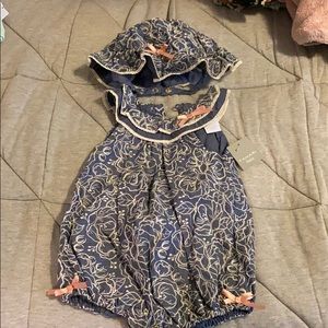 Brand new baby girl romper